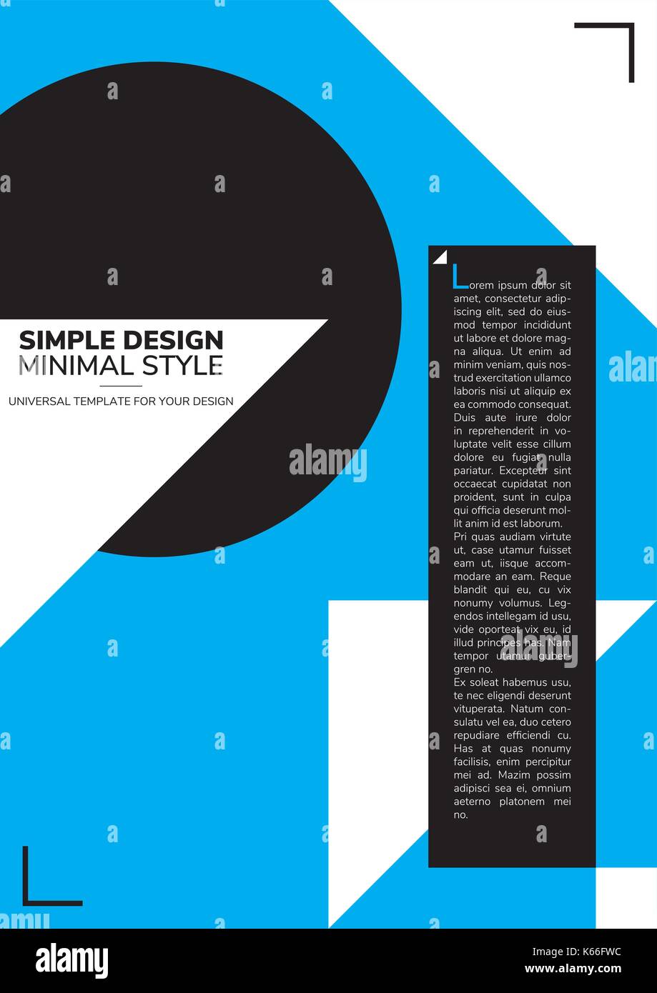 Poster simple design Stock Vector Image & Art - Alamy