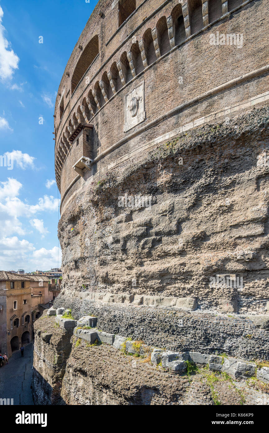 The Mausoleum of Hadrian, usually known as Castel Sant'Angelo a ...