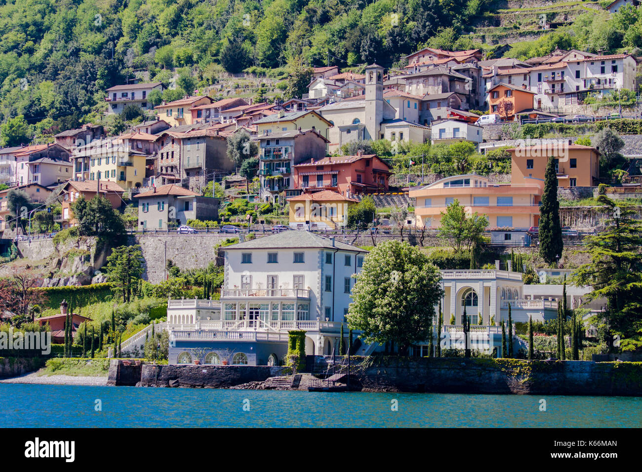 View At Laglio On Como Lake Italy Stock Photo Alamy