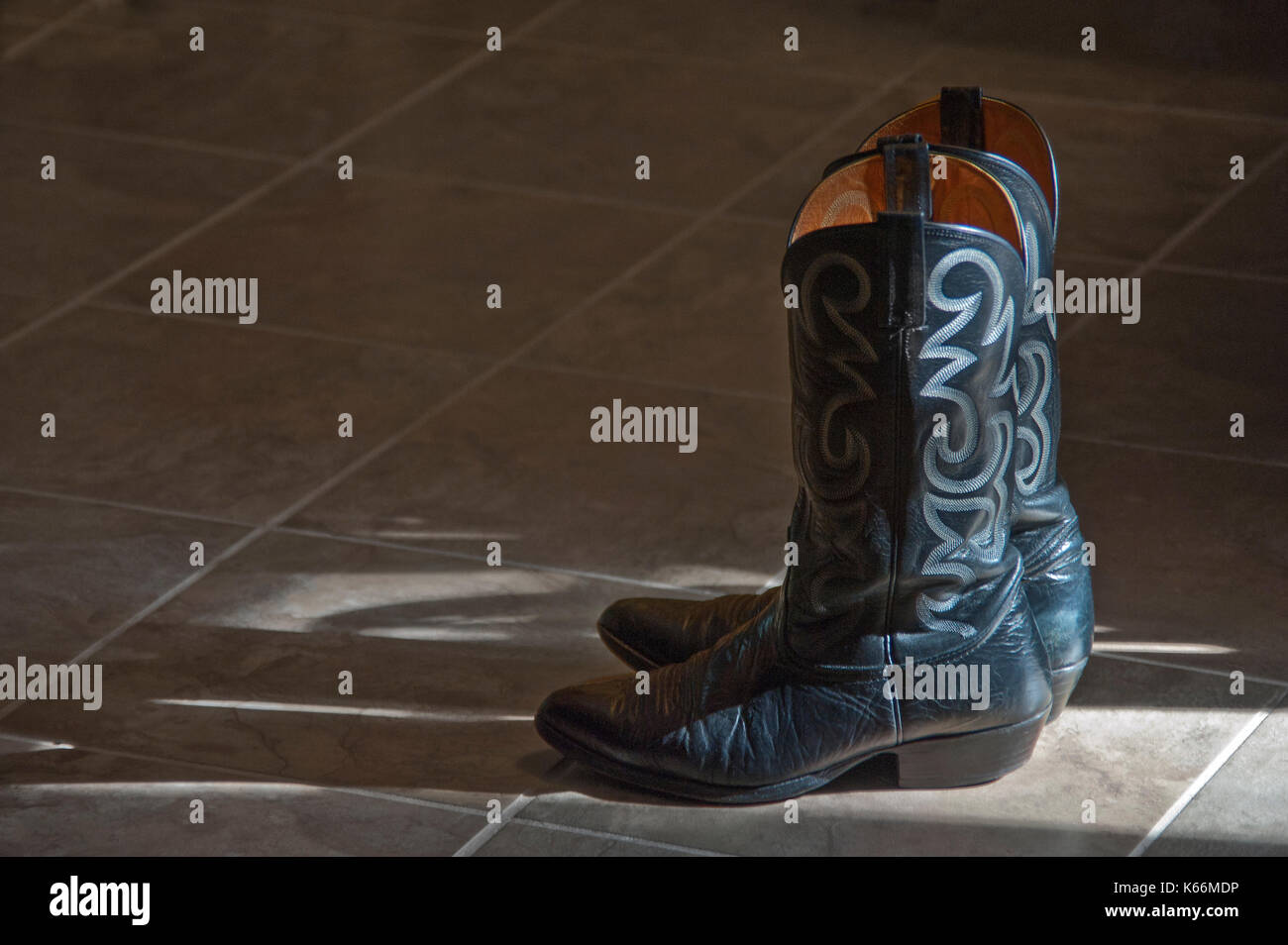 cowboy boots Stock Photo