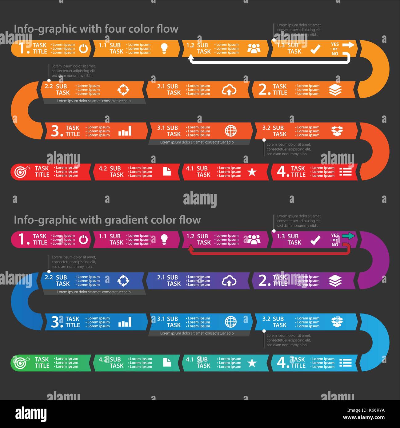 Flowchart vector vectors hi-res stock photography and images - Alamy