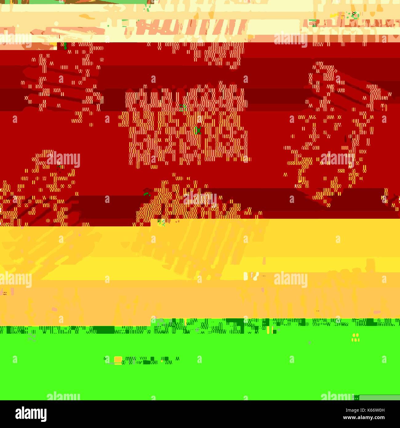 Glitch Colored Background Stock Vector