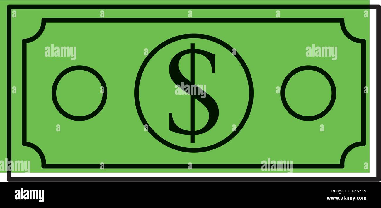 dollar banknote money cash economy financial Stock Vector Image & Art ...