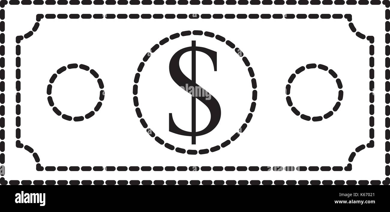 dollar banknote money cash economy financial Stock Vector Image & Art ...