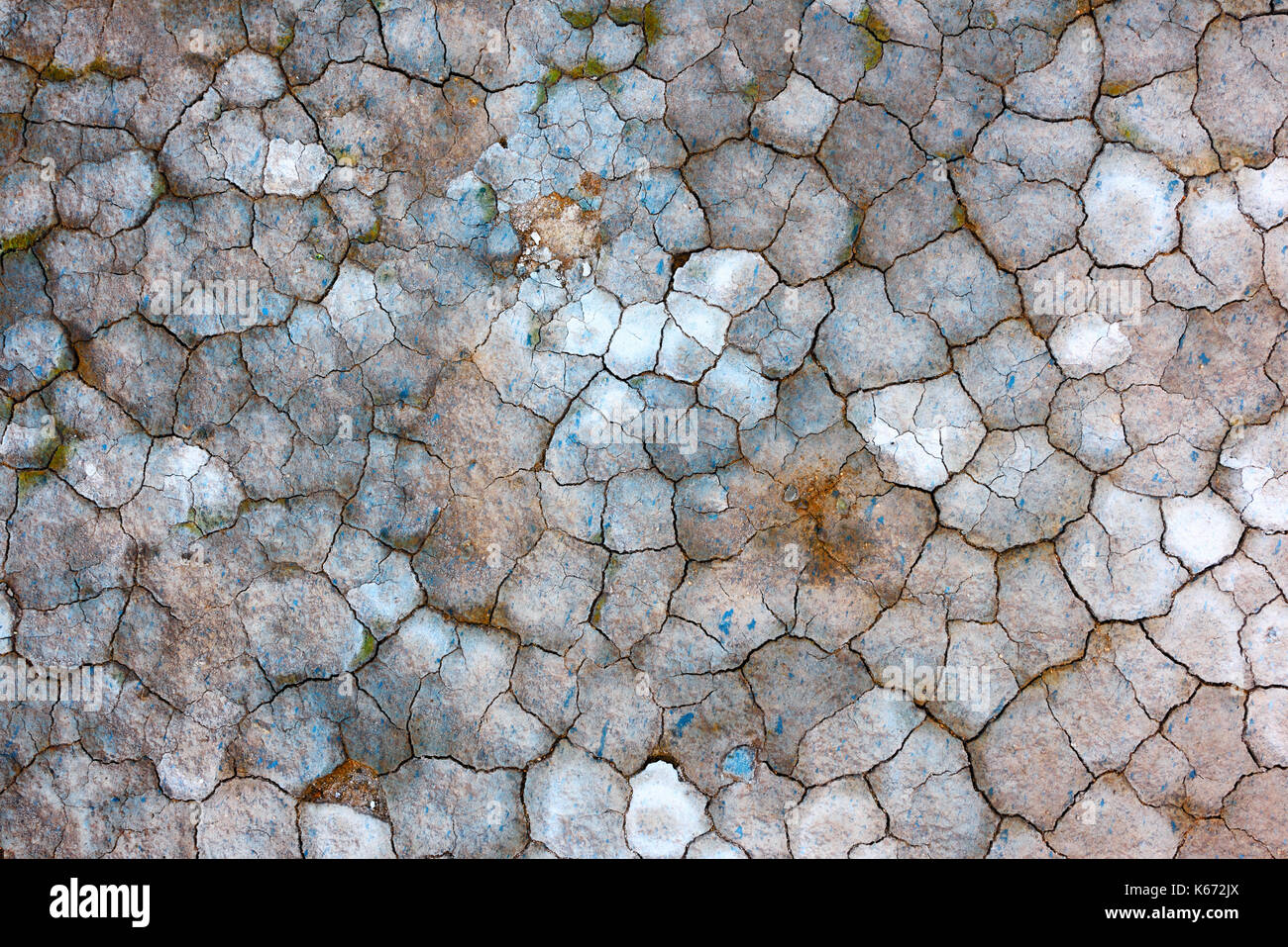 Cracked icelandic land texture Stock Photo