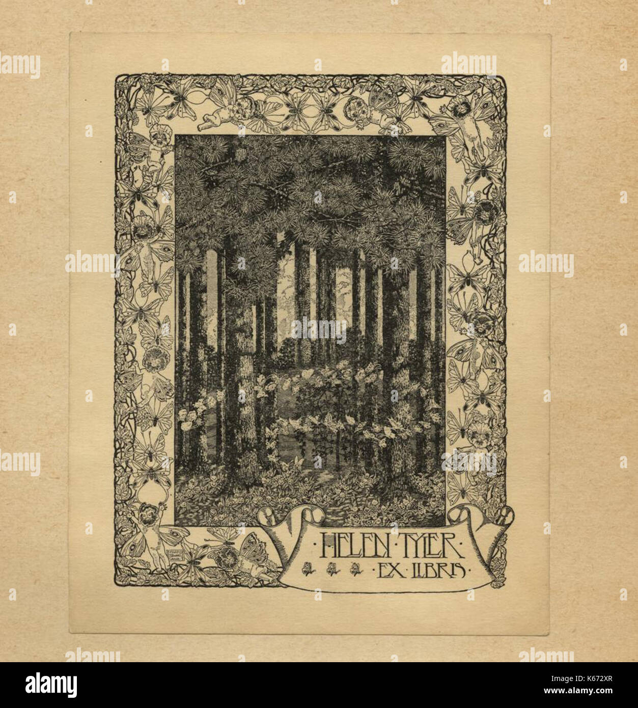 Ex libris bookplate hi-res stock photography and images - Alamy