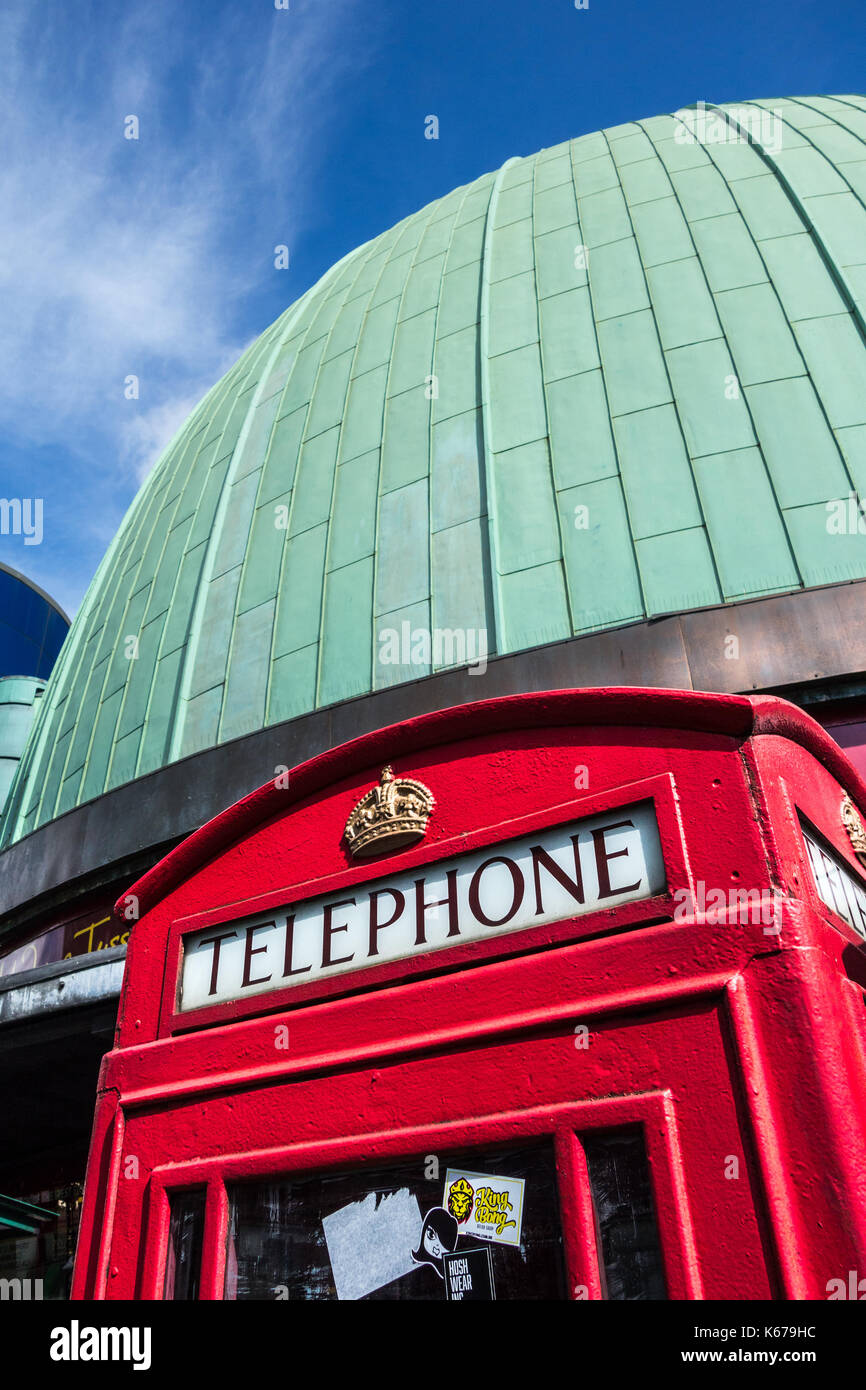 The dome of the former and now defunct London Planetarium on Marylebone Road, London, UK Stock Photo