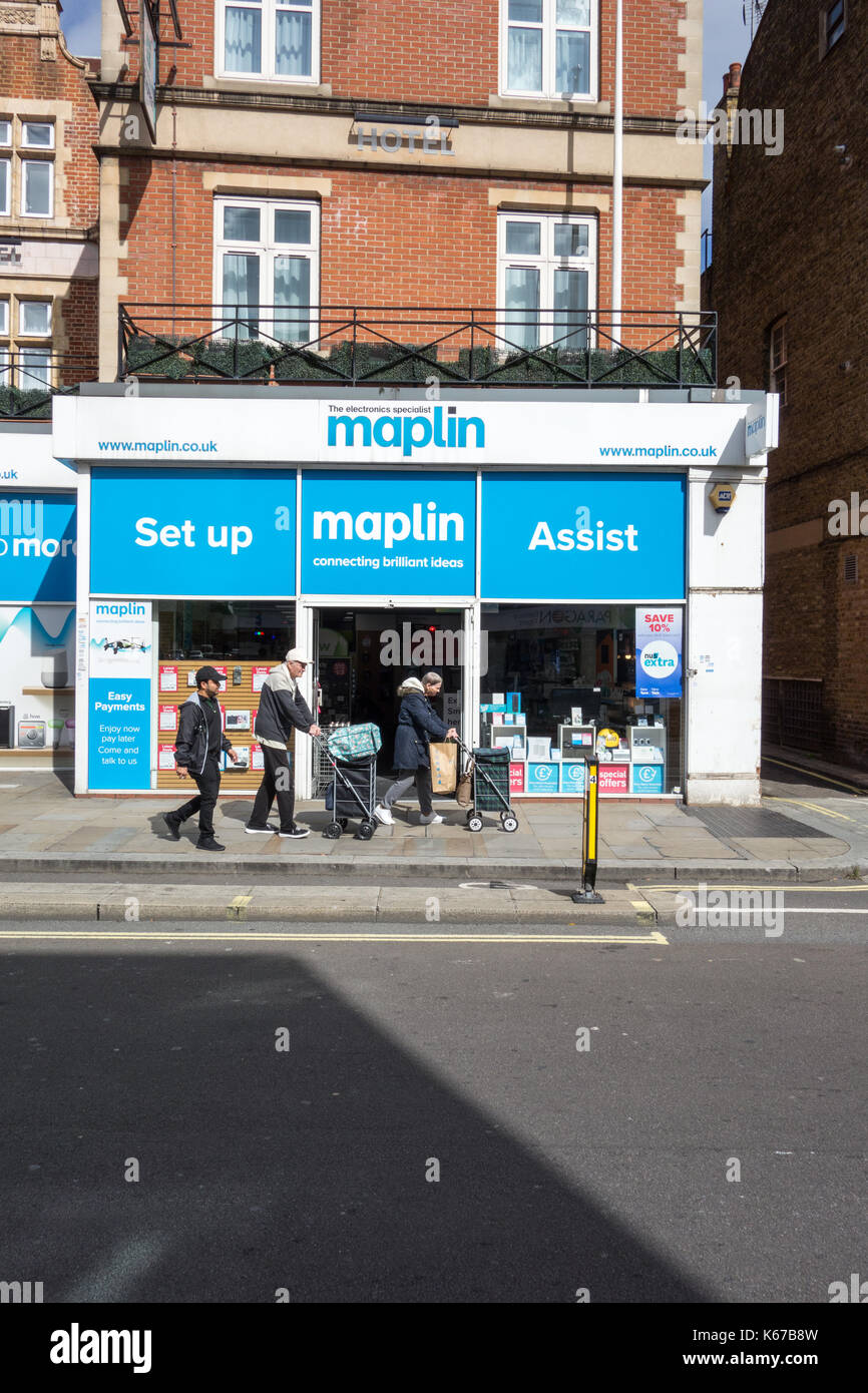 Maplin on King Street, Hammersmith, London, W6, UK Stock Photo Alamy