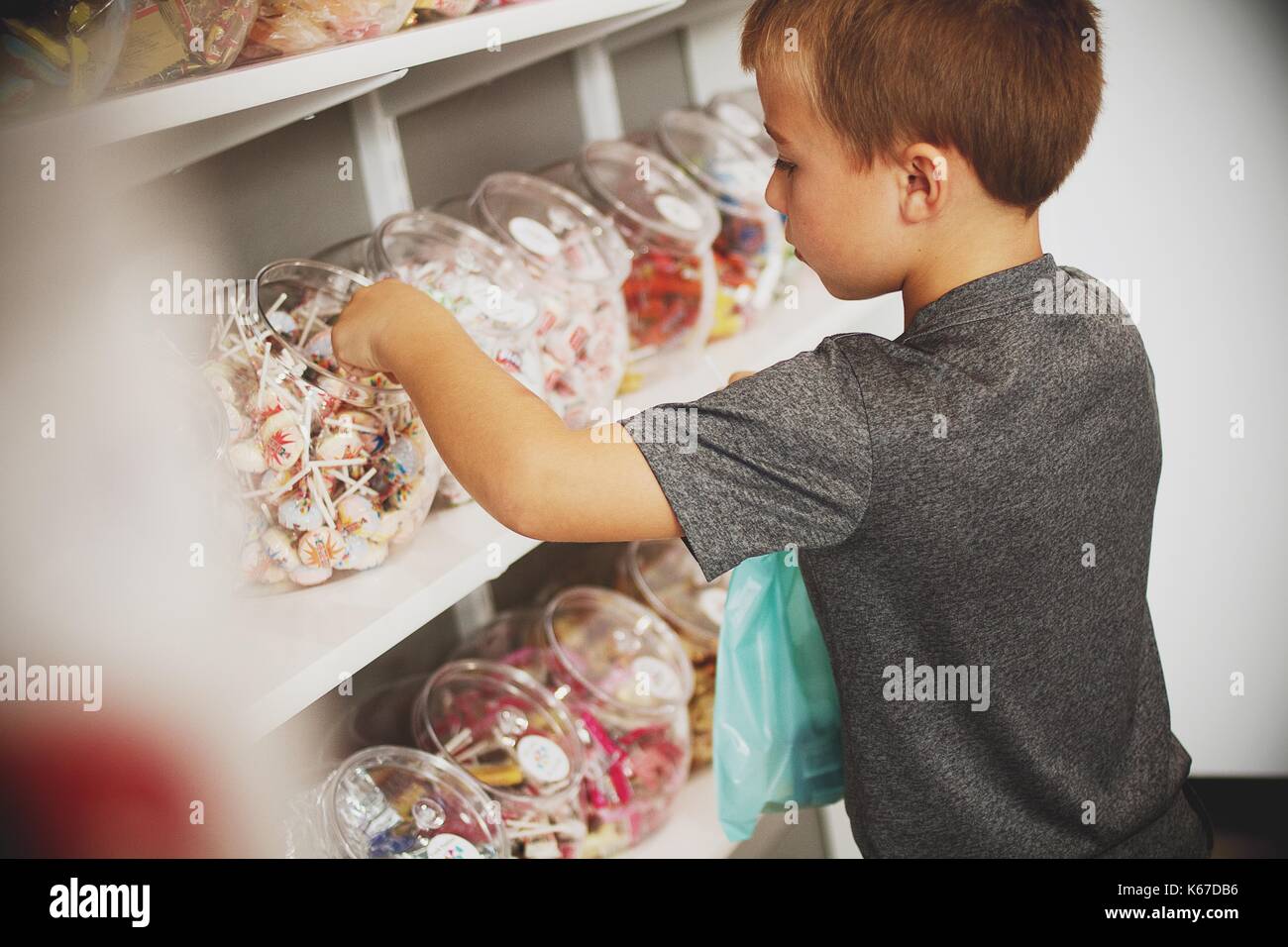 Boy In Candy Shop Hi-res Stock Photography And Images - Alamy