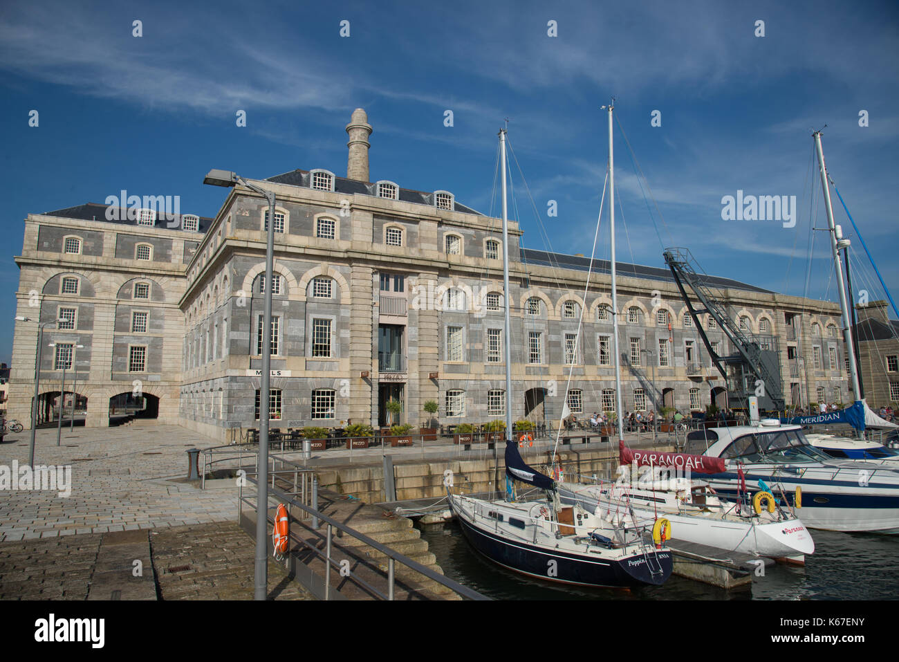 Royal William harbour at Plymouth, Engalnd Stock Photo Alamy