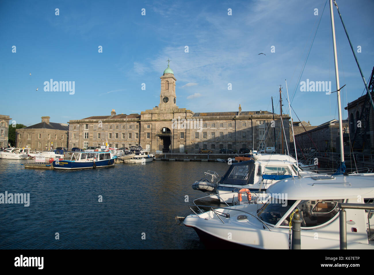 Royal William harbour at Plymouth, Engalnd Stock Photo Alamy