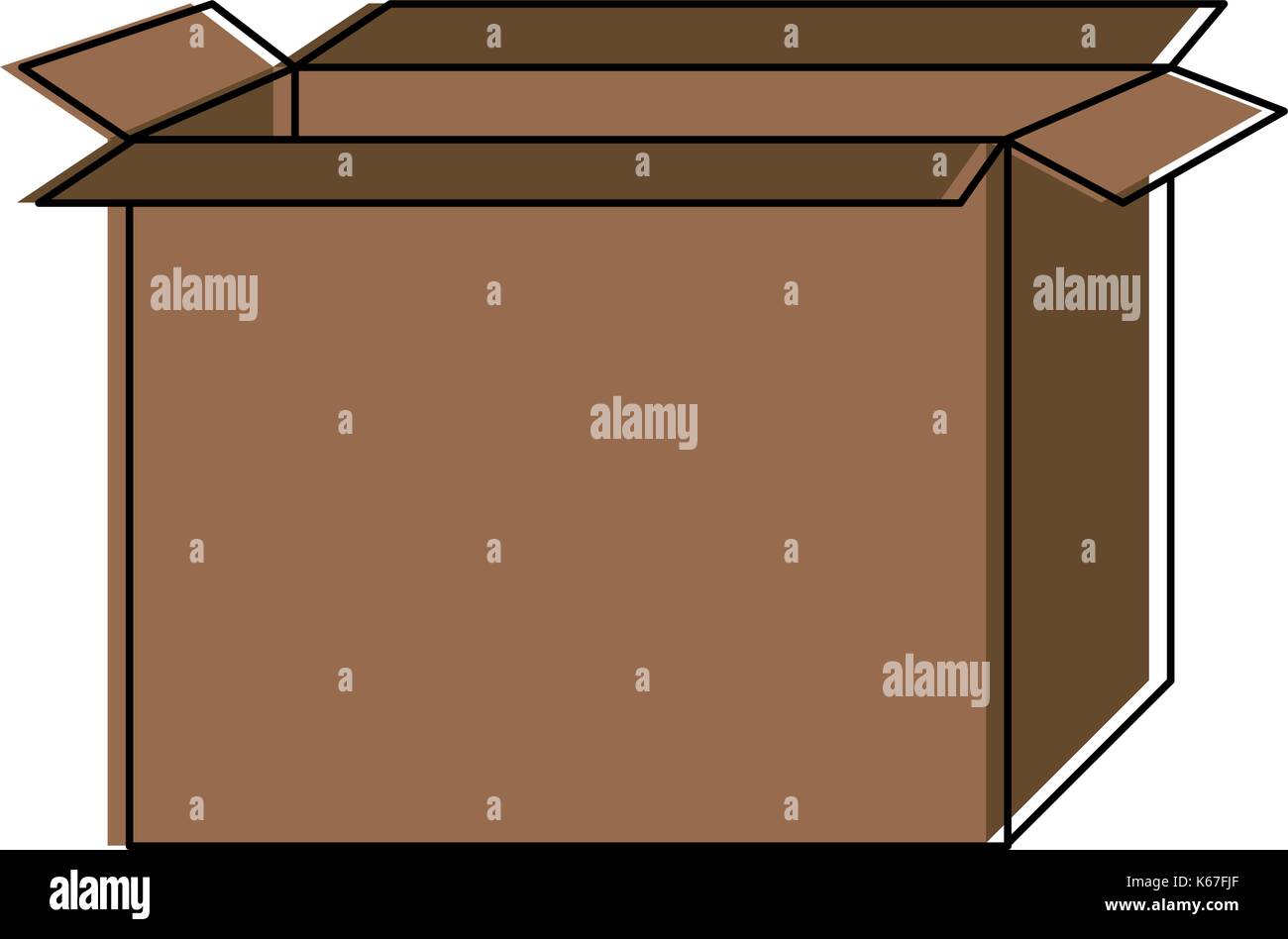 cardboard box icon image Stock Vector Image & Art - Alamy