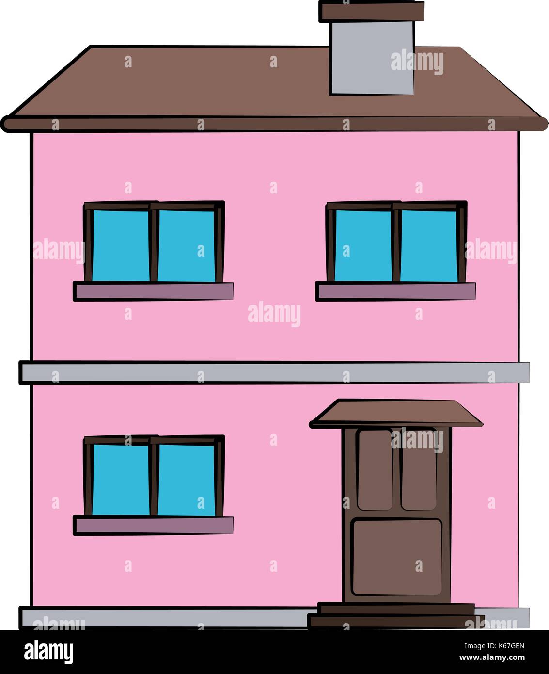 classic family house or home icon image Stock Vector Image & Art - Alamy