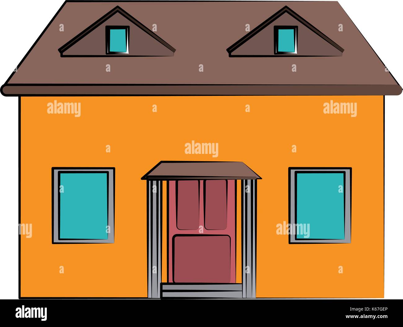 classic family house or home icon image Stock Vector Image & Art - Alamy
