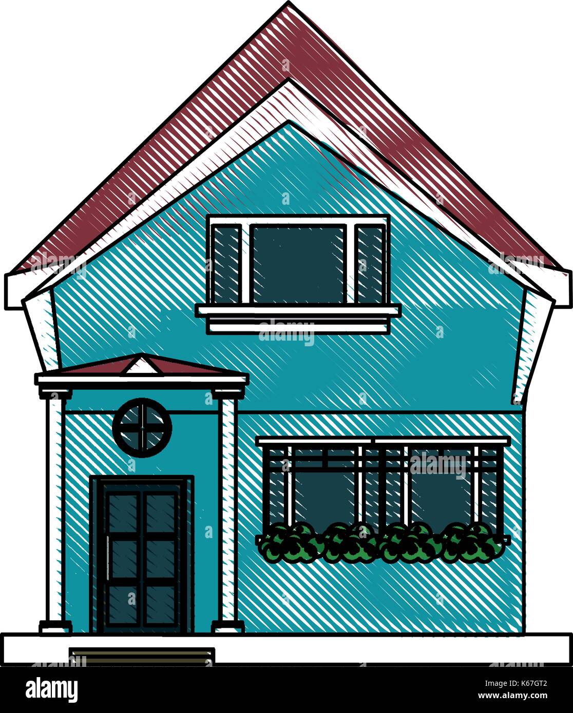 classic family house or home icon image Stock Vector Image & Art - Alamy