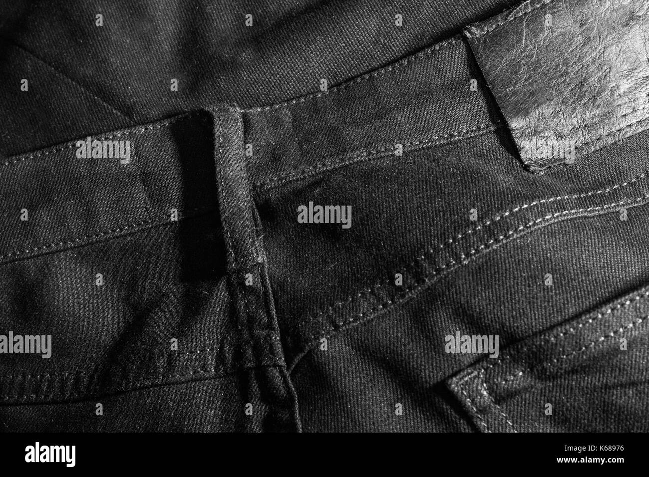 black jeans close up Stock Photo - Alamy