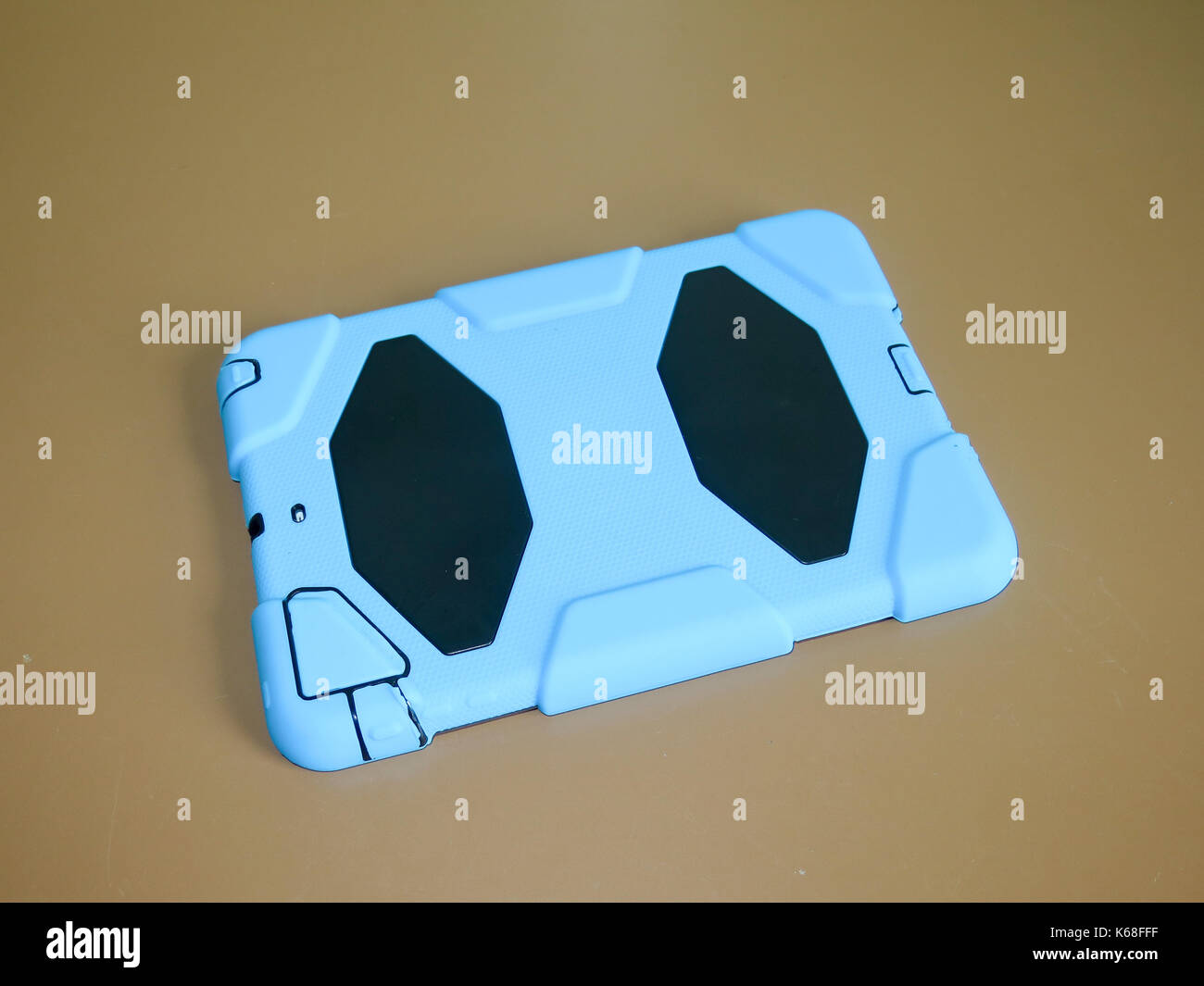 iPad in protective case Stock Photo