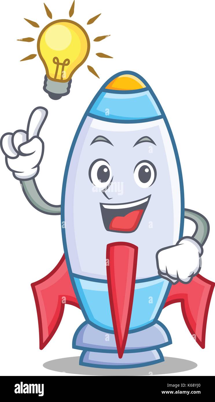 Have an idea cute rocket character cartoon Stock Vector Image & Art - Alamy