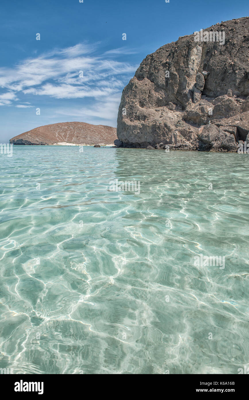 Balandra Beach, La Paz, Sea Of Cortes Baja California Sur. MEXICO Stock Photo