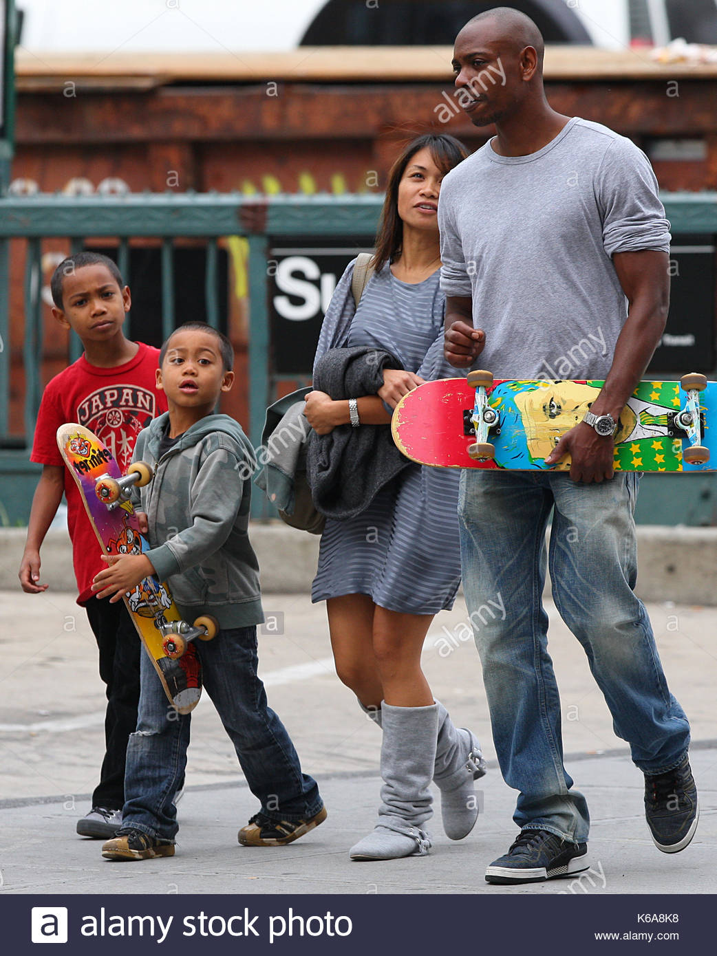 Dave Chappelle, Elaine Chappelle, Sulayman Chappelle and Ibrahim Stock