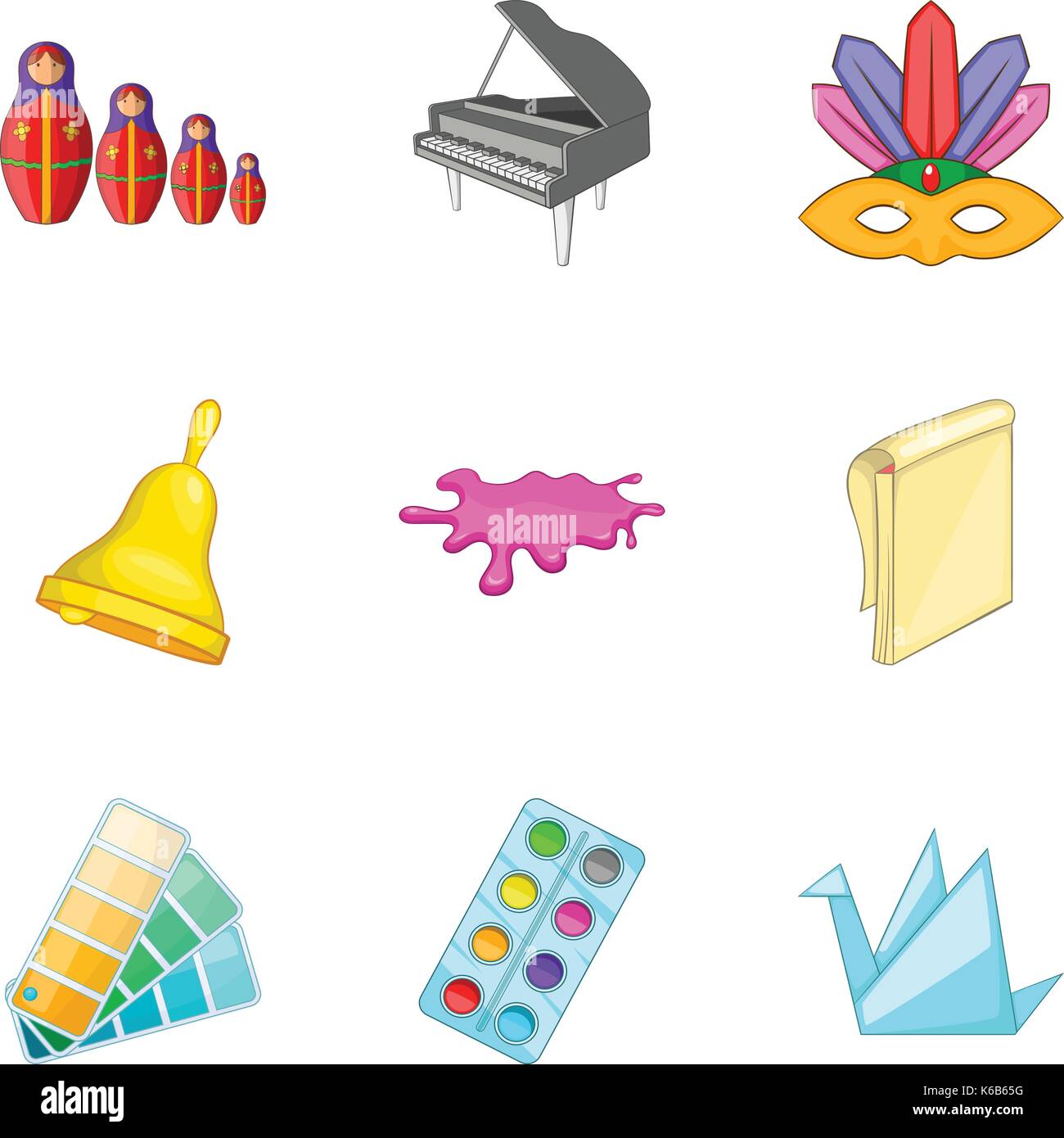 Adeptness icons set, cartoon style Stock Vector Image & Art - Alamy
