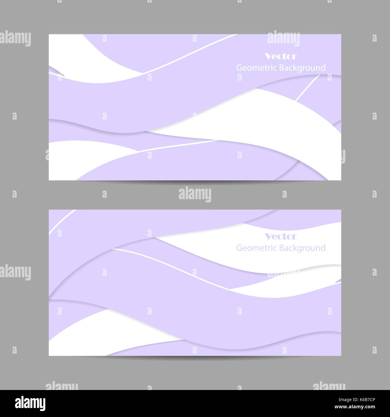 Set of horizontal banners Stock Vector
