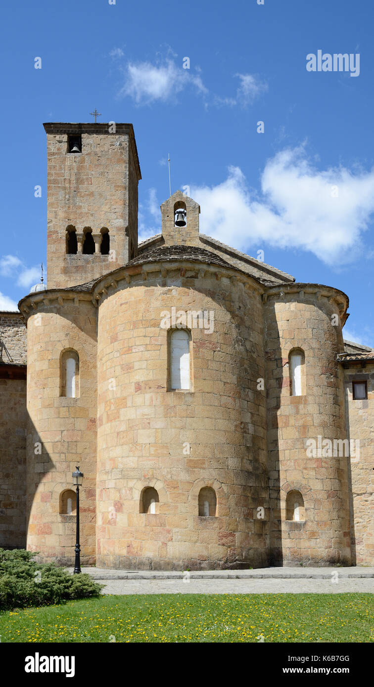 Spanish ancient monastery Stock Photo