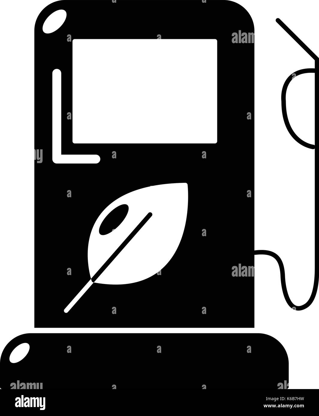 Eco gas station icon, simple style Stock Vector Image & Art - Alamy