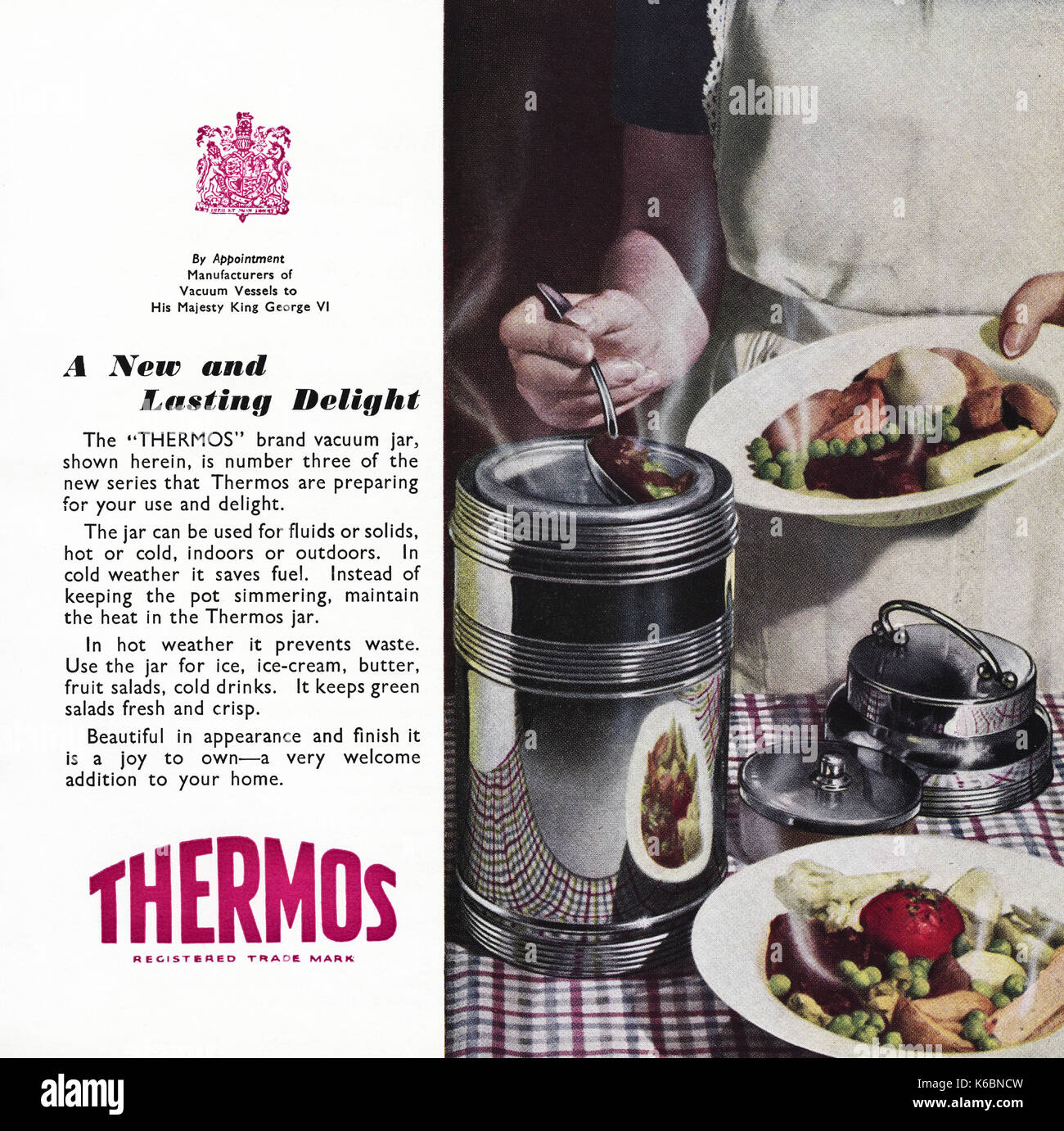 1940s Thermos Brand Vacuum Ware Thermos Carafe