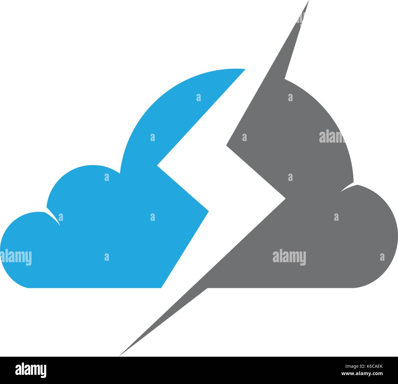 cloud technology vector logo template design vector Stock Vector Image ...