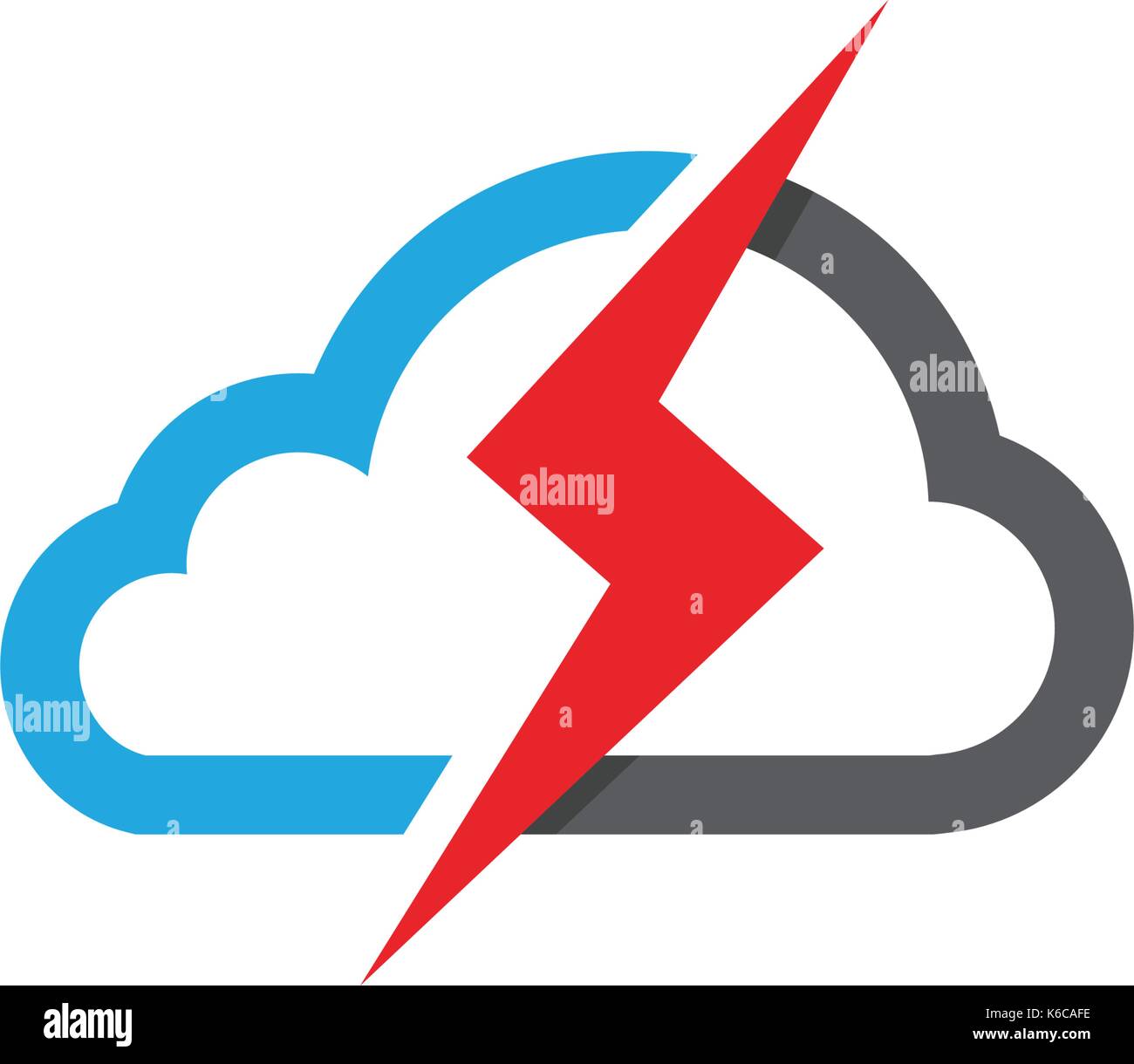 cloud technology vector logo template design vector Stock Vector Image ...