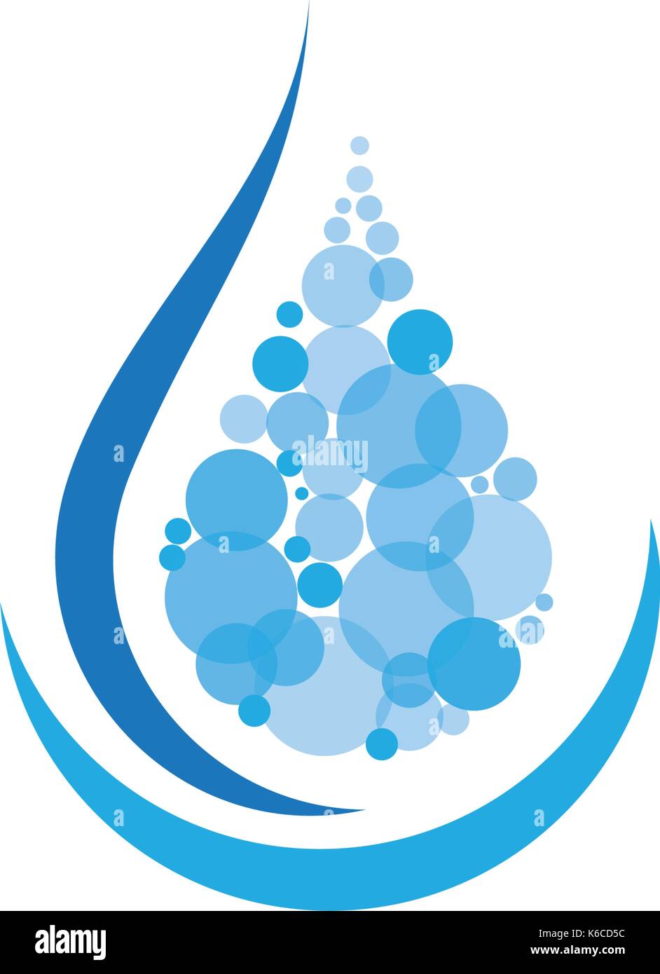 water drop Logo Template vector illustration design Stock Vector Image ...