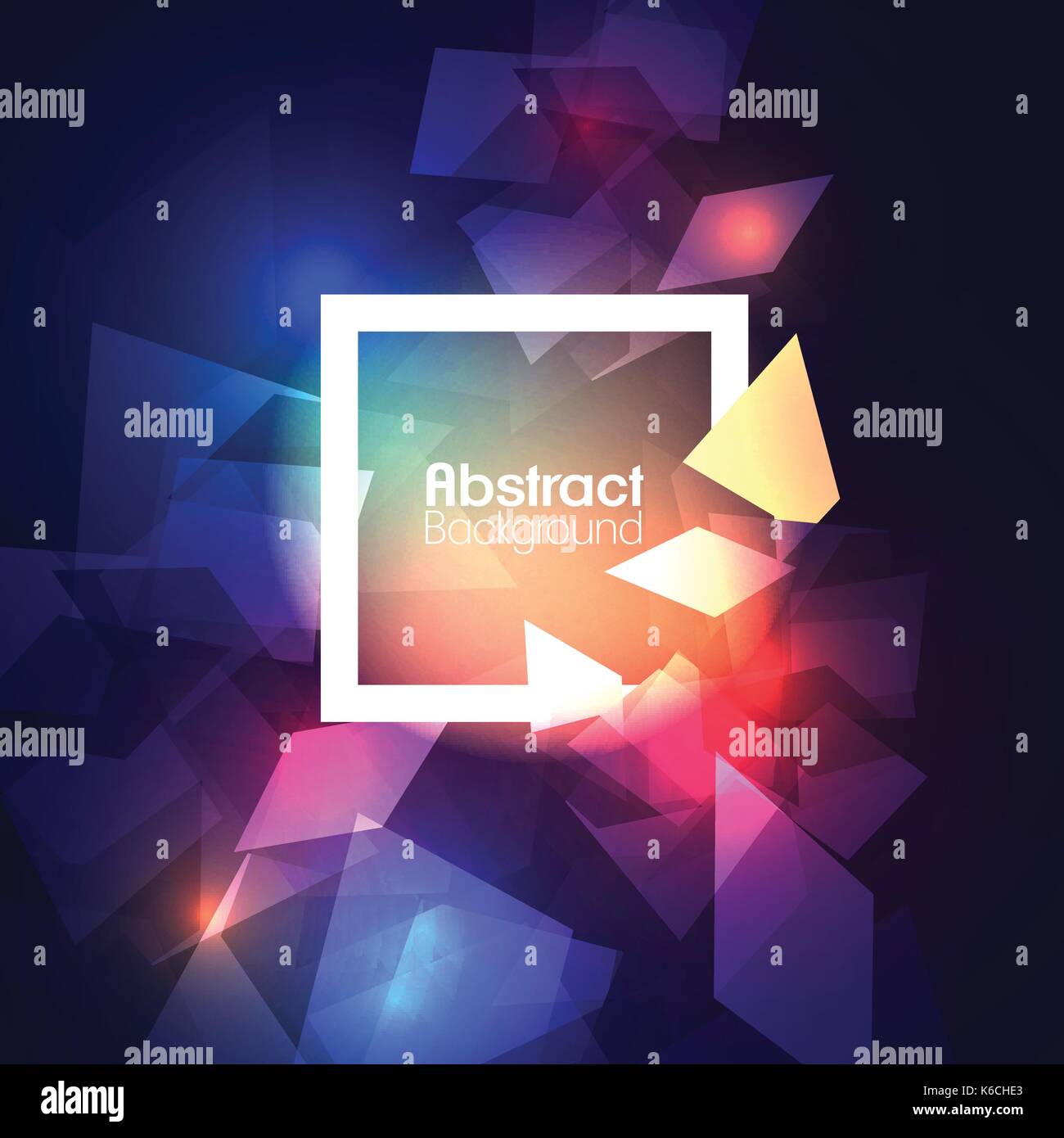 Abstract Background Template Rectangular Design over Frame - Vector ...