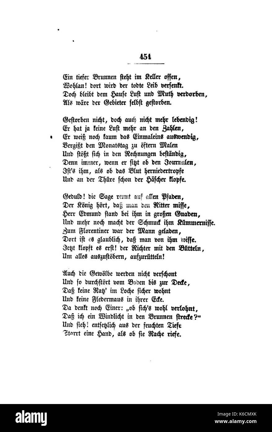 De Gedichte (Uhland) 472 Stock Photo Alamy