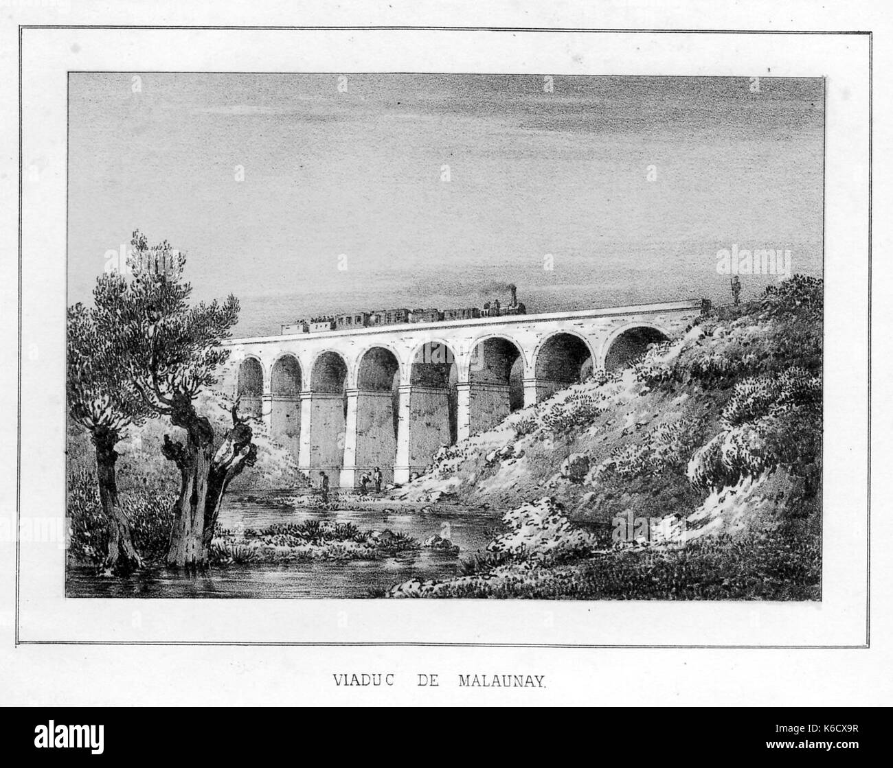 Viaduct Rouen Rouen and havre railway hi-res stock photography and images - Alamy