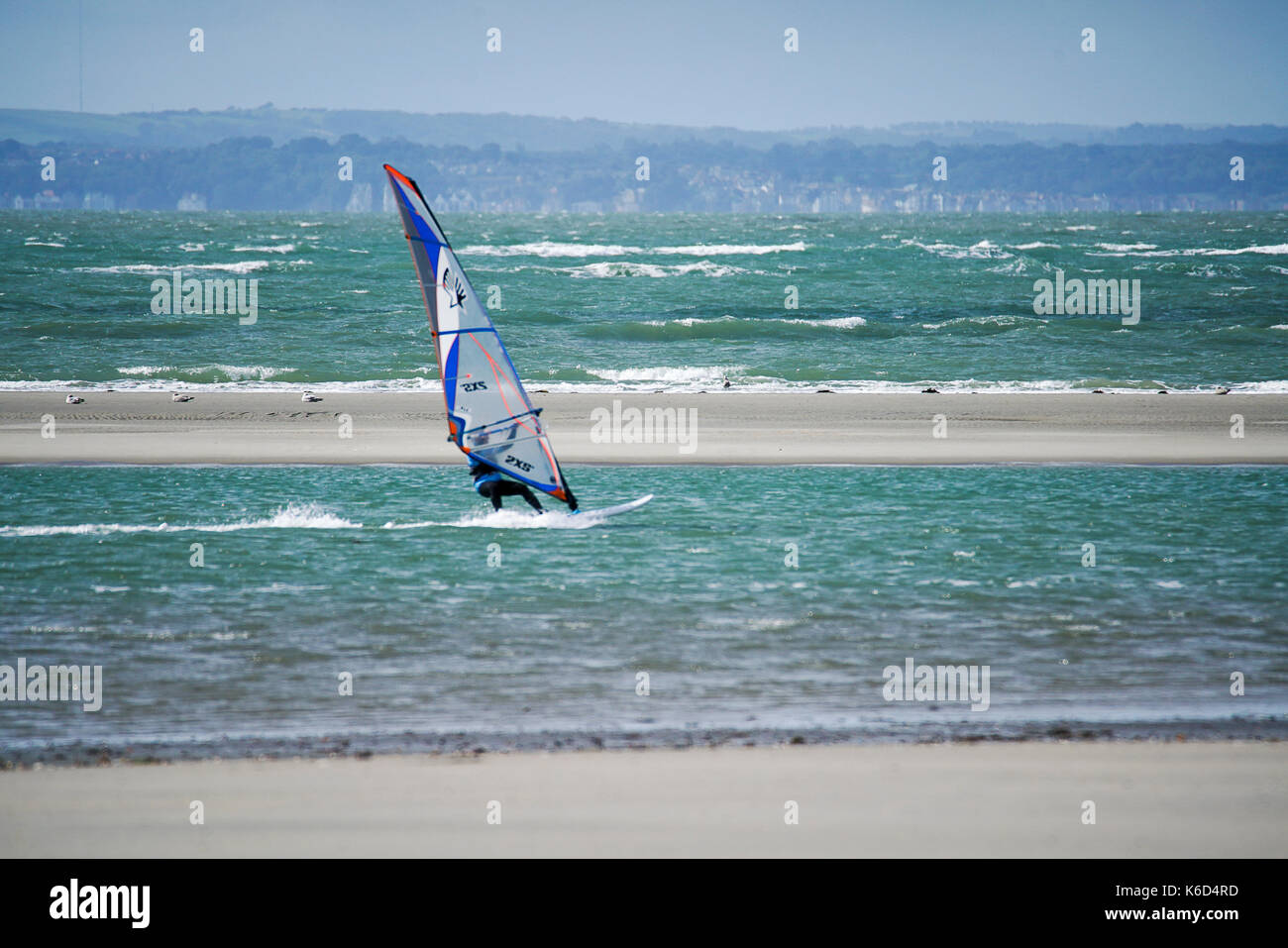 West Strand, West Wittering. 12th September 2017. UK Weather. Low