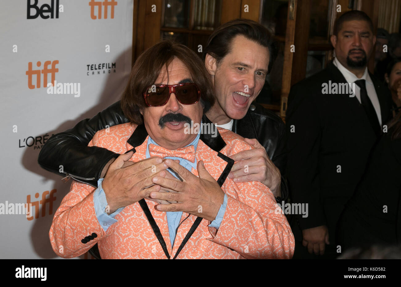 Toronto, Canada. 11th Sep, 2017. Tony Clifton (l) and Jim Carrey attend ...
