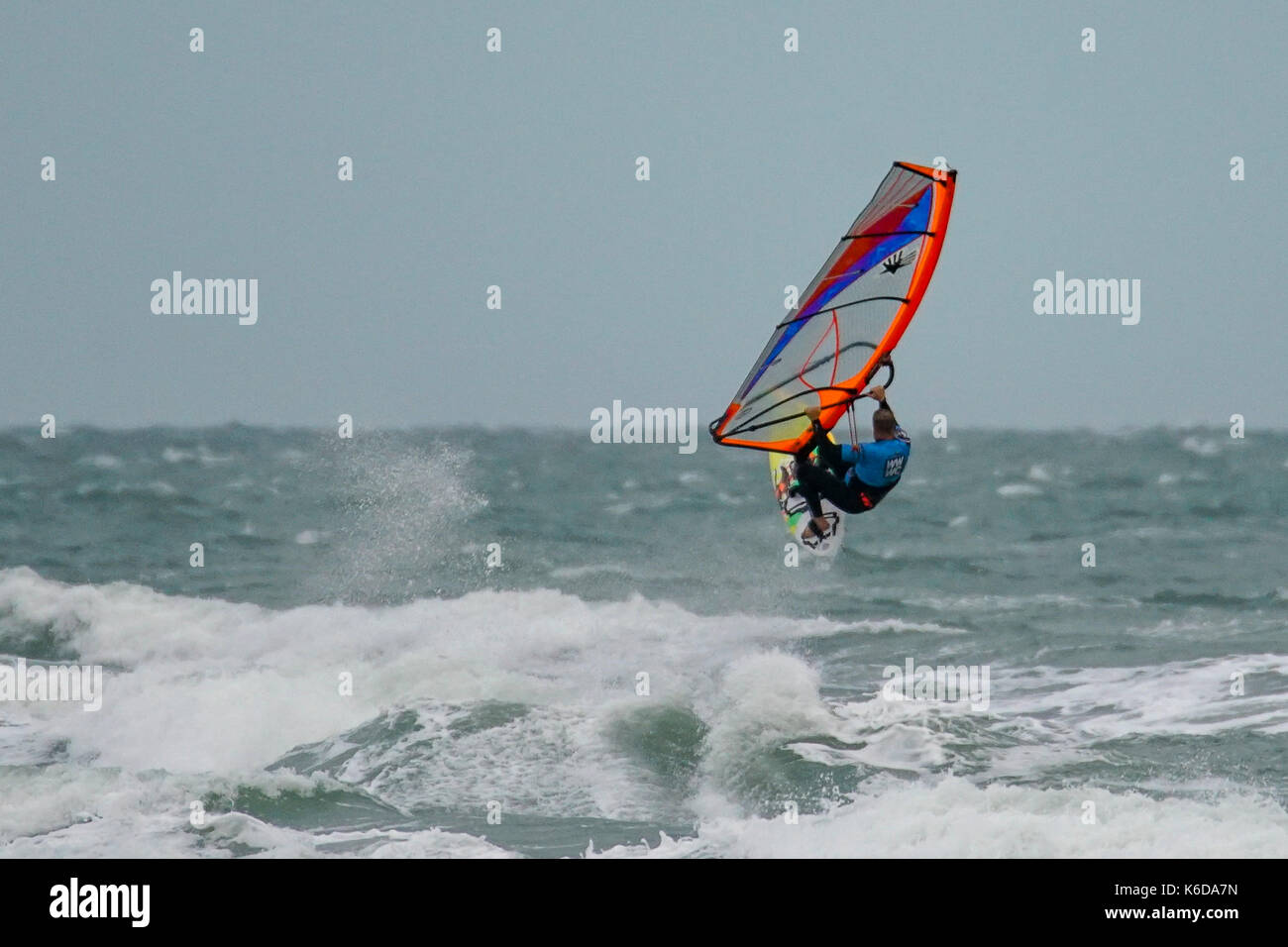 West Strand, West Wittering. 12th September 2017. UK Weather. Low