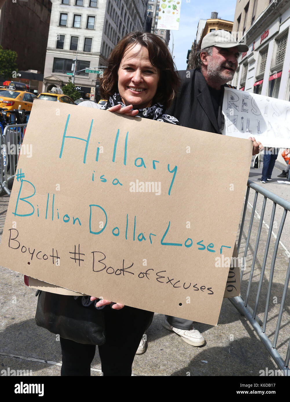 New York, New York, USA. 12th Sep, 2017. Anti- Hillary Clinton ...