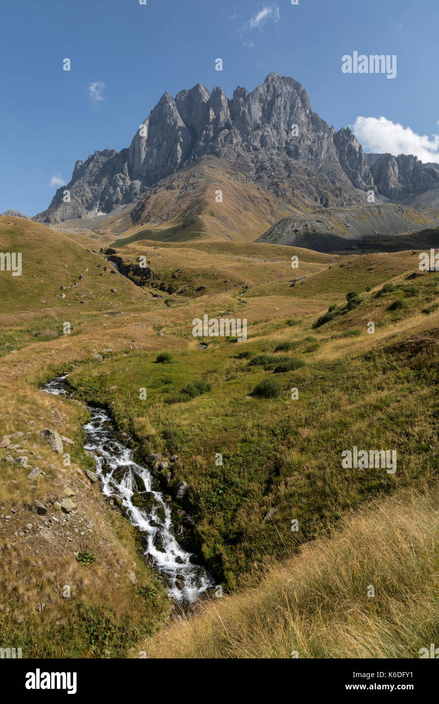 View of the Juta Valley in Georgia, showing mountains and hills Stock Photo  - Alamy