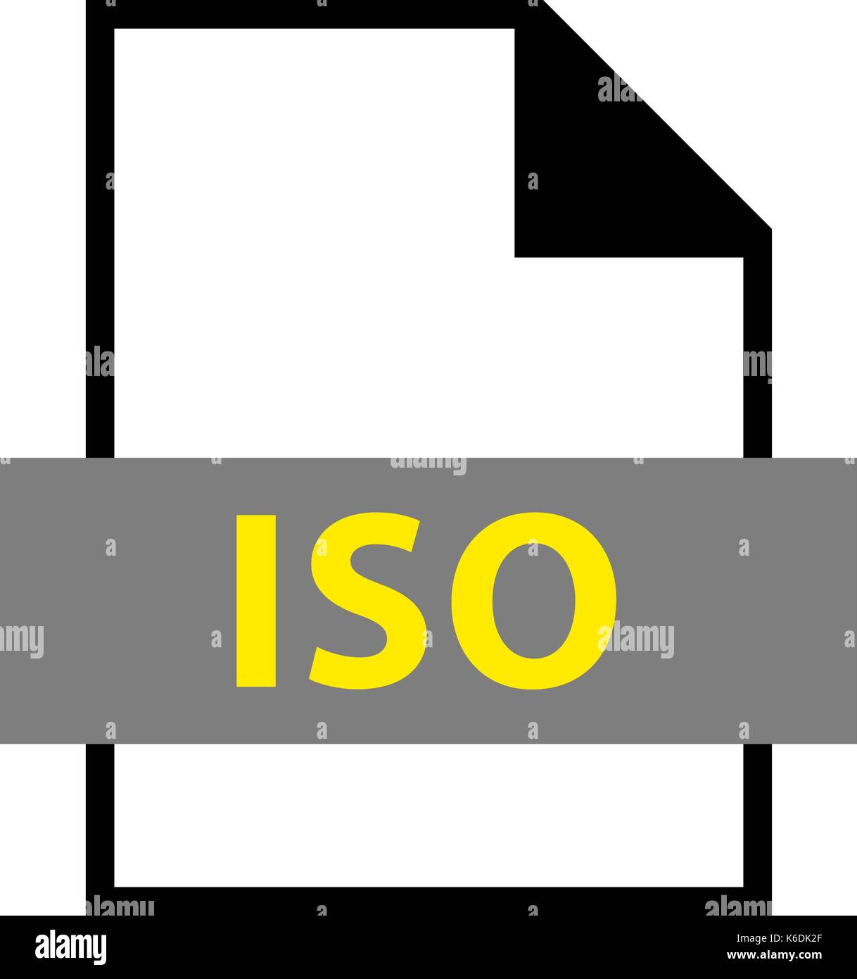 Use it in all your designs. Filename extension icon ISO Disc Image in flat style. Quick and easy