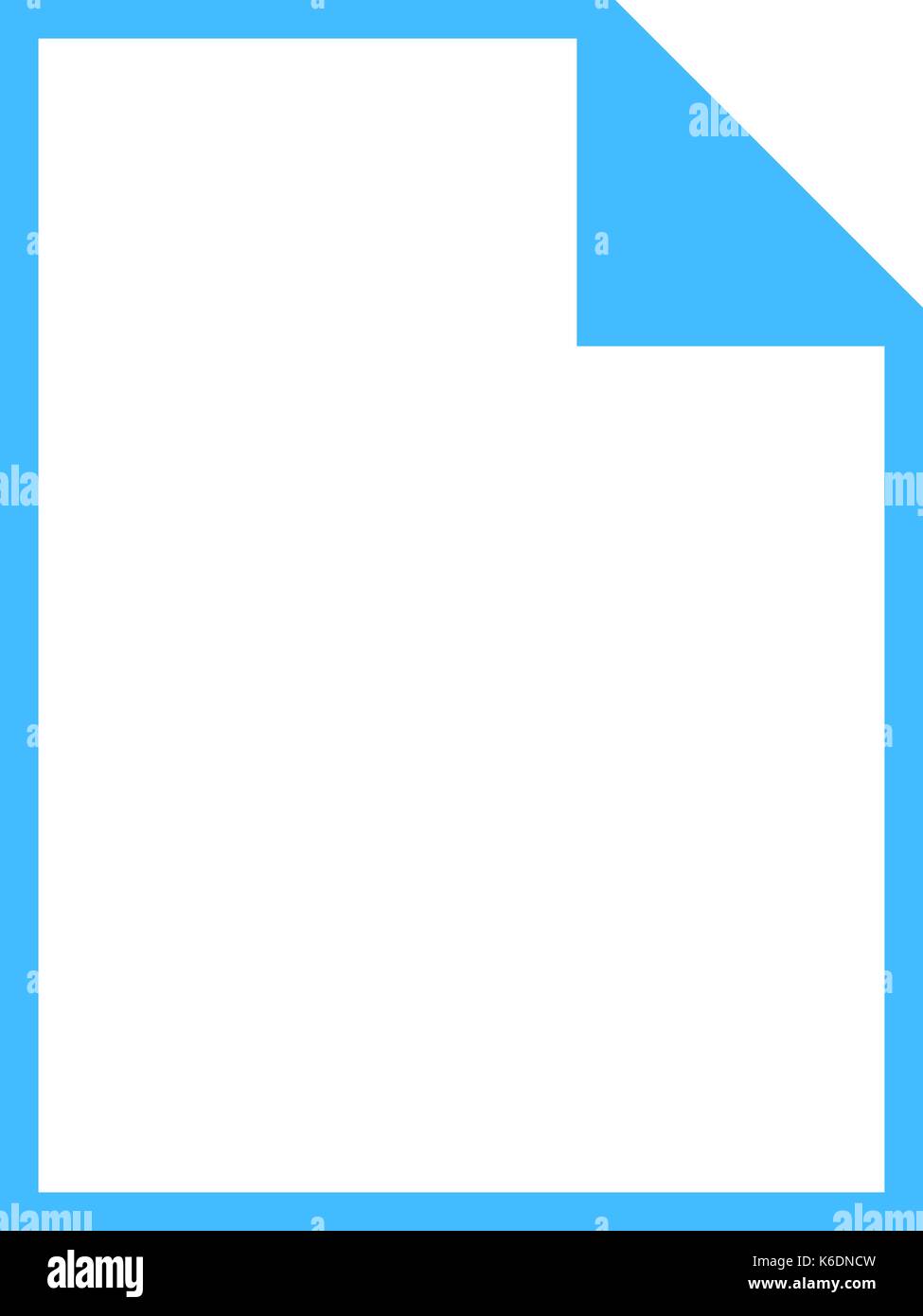 Use it in all your designs. Blank file types icons in simple flat style ...