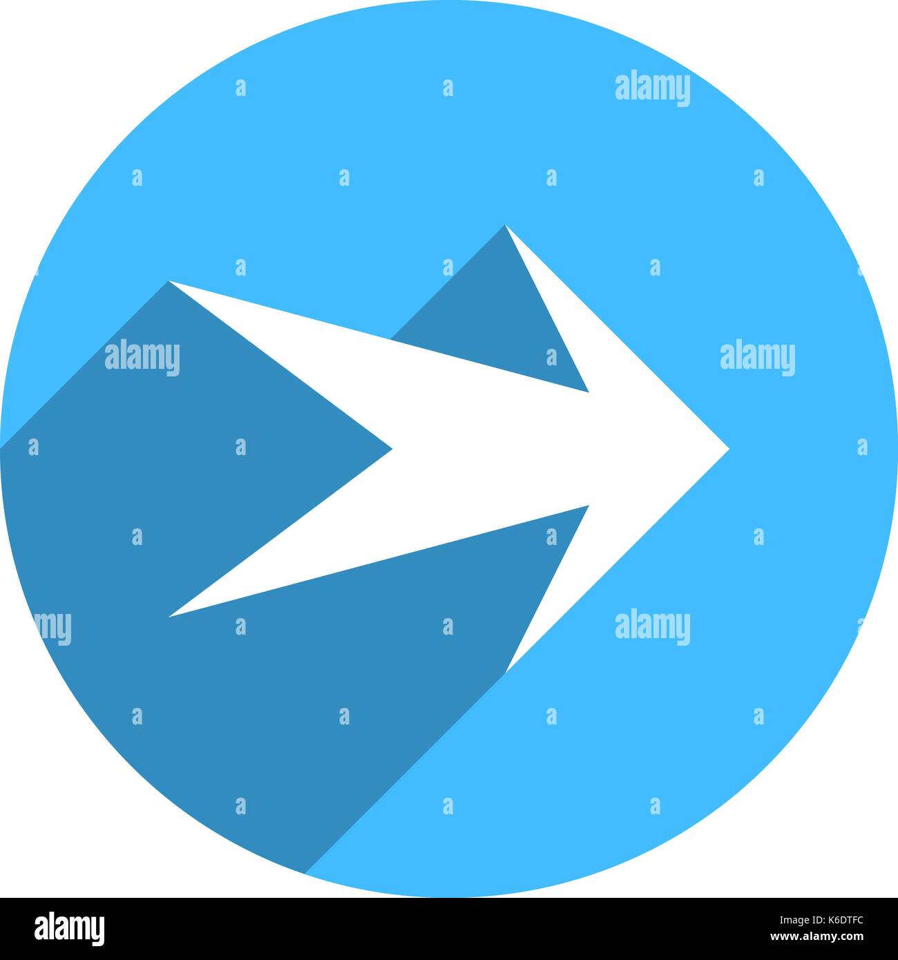 Use it in all your designs. Arrow sign direction icon in circular shape ...