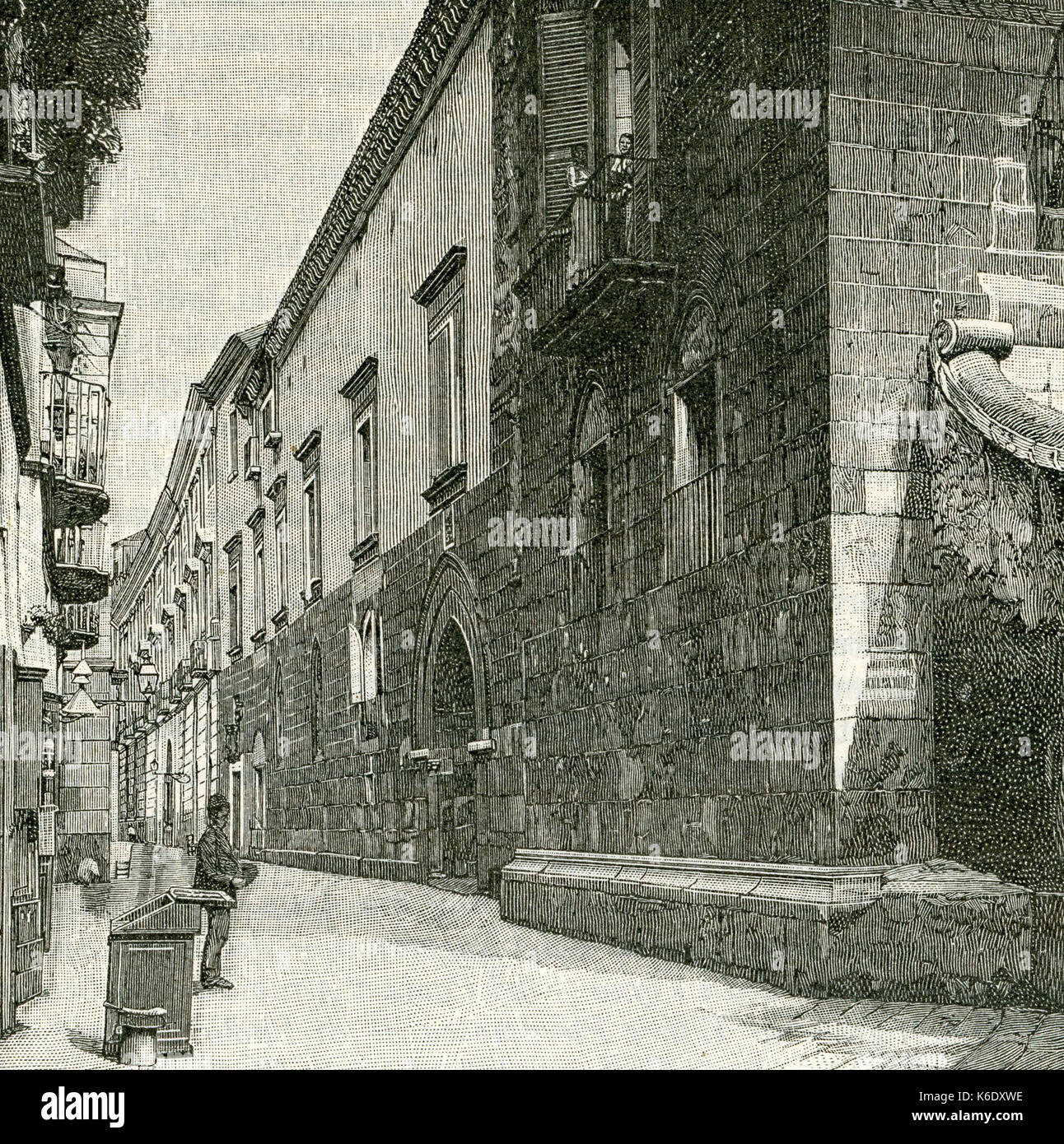 Capua palazzo di Ettore Fieramosca Stock Photo Alamy