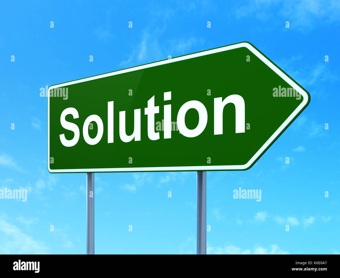 All Solution Sign Finance concept: Solution on road sign background Stock Photo - Alamy
