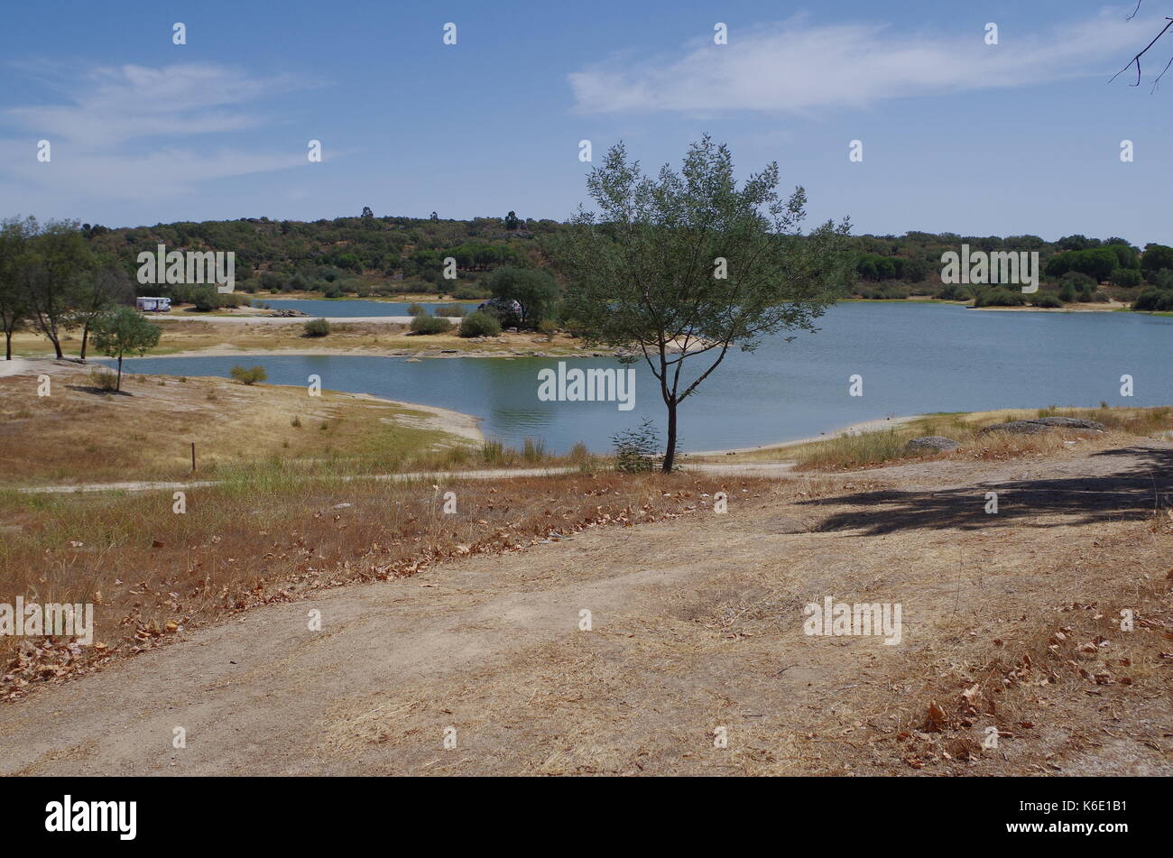 Povoa e Meadas Dam in Castelo de Vide. Portugal Stock Photo - Alamy, image size:1300x951