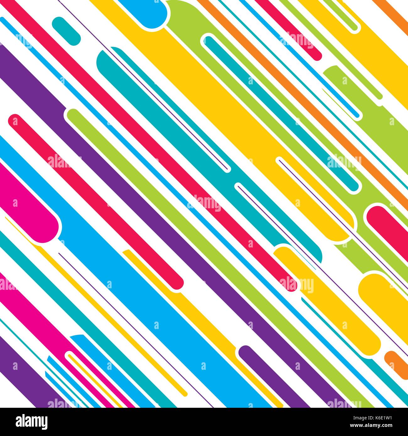 colorful stripes pattern background design Stock Vector