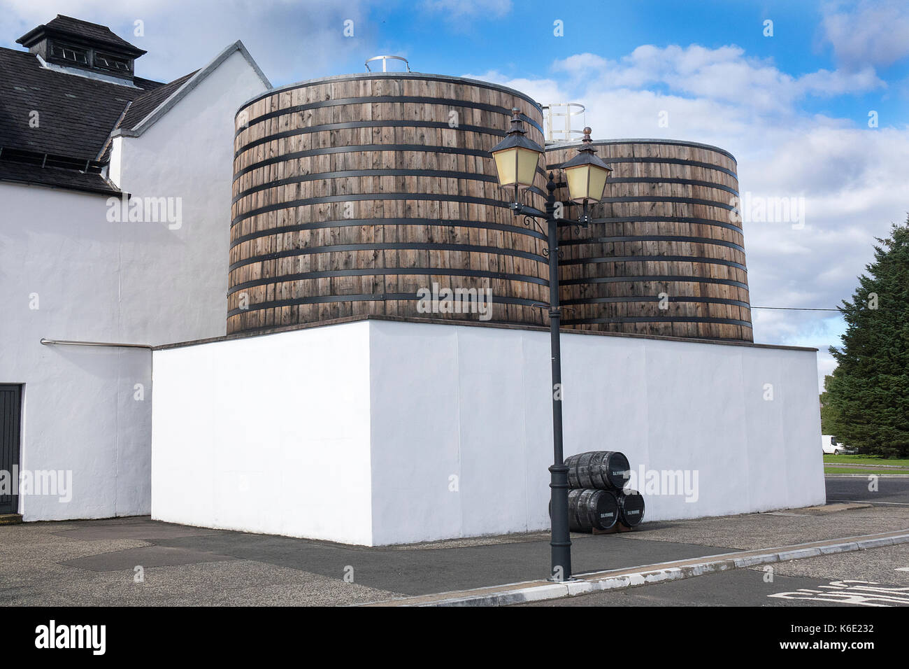 Dalwhinnie Distillery, Highland, Scotland Stock Photo
