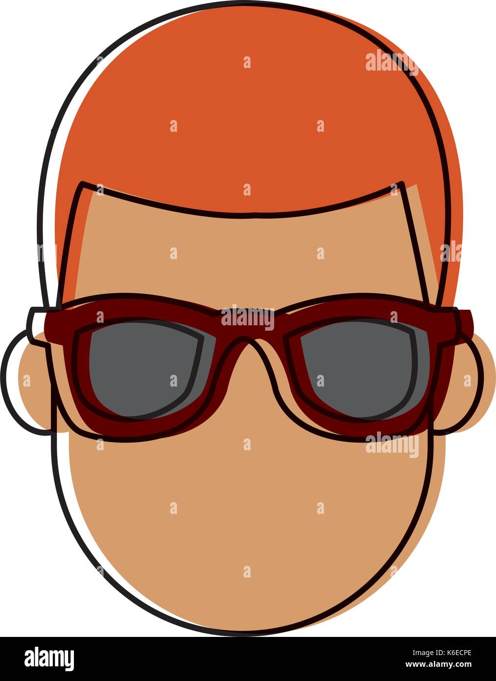 Young man cartoon with sunglasses Stock Vector Image & Art - Alamy