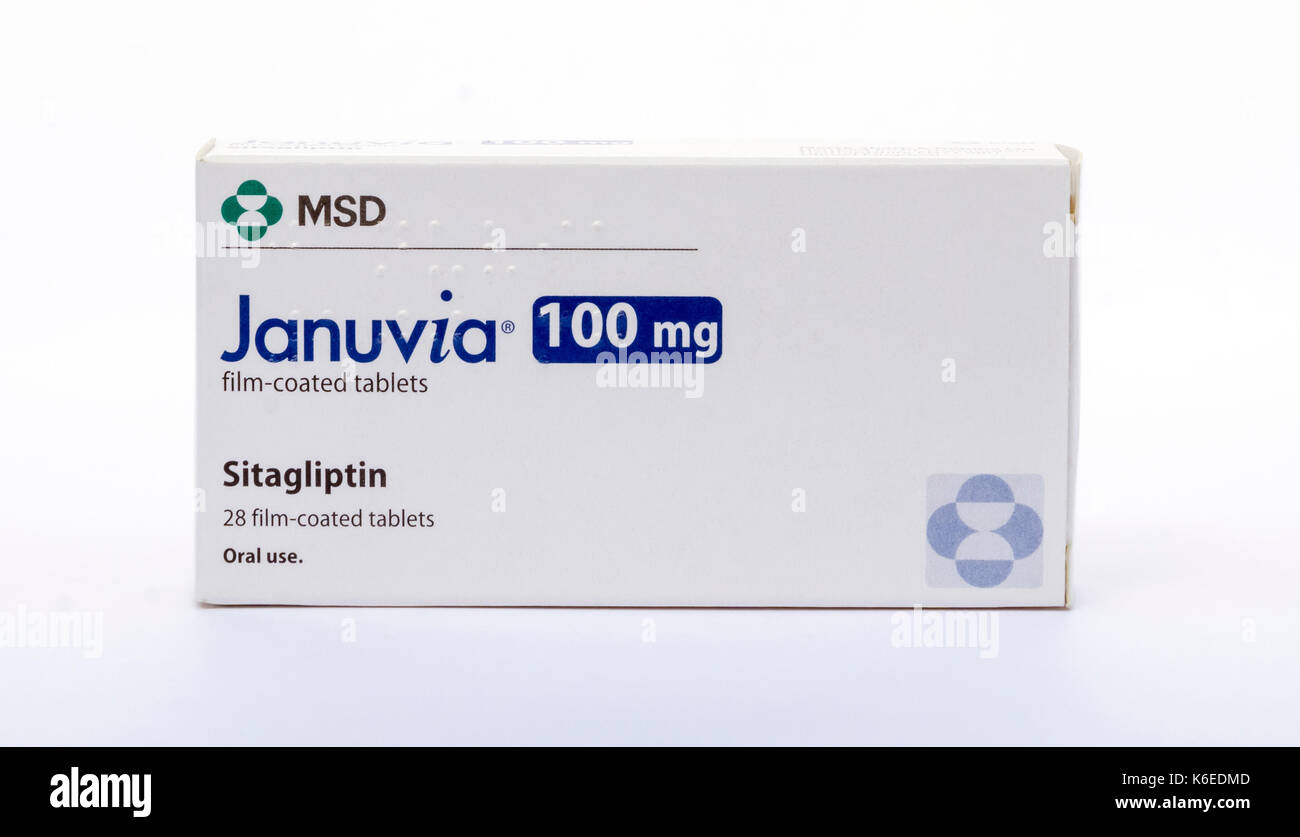 Januvia (sitagliptin) used to control blood sugar for Type 2 Diabetes